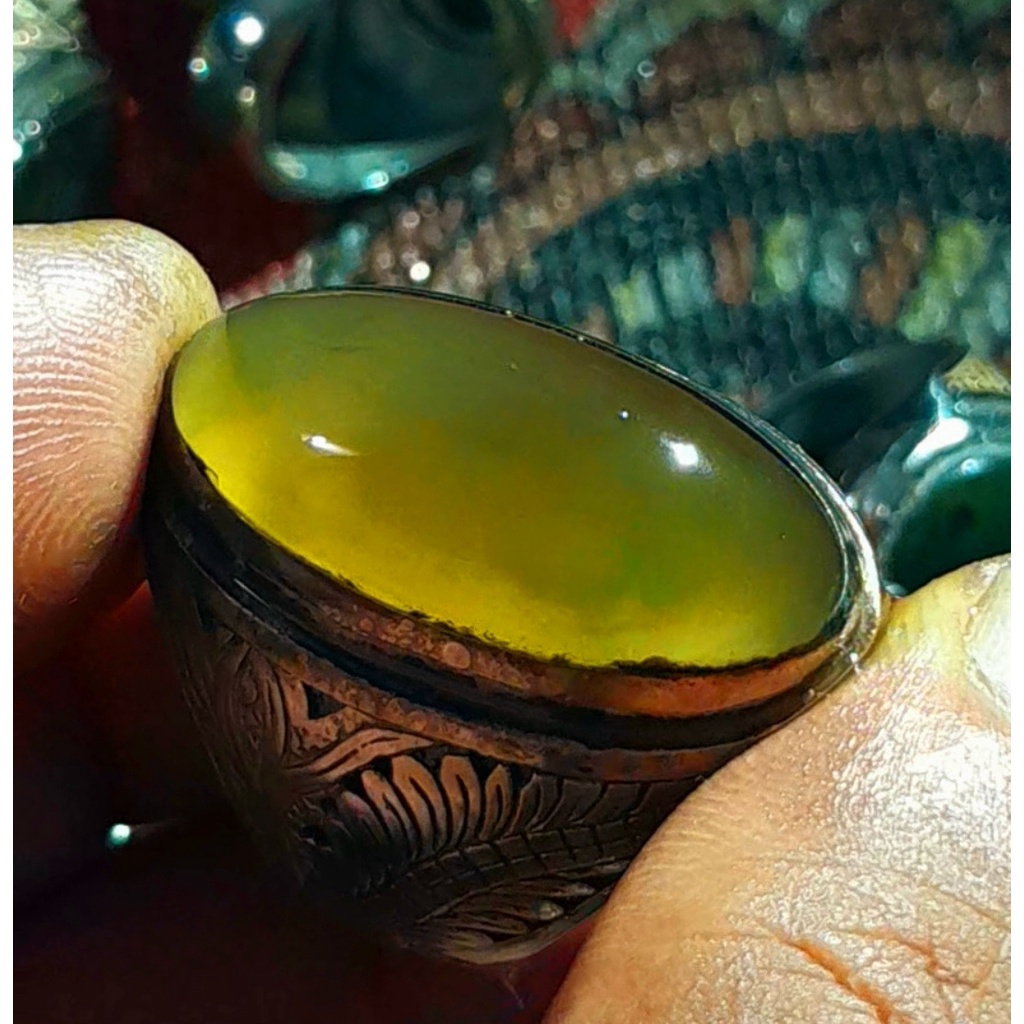 Idocrase solar lumut Aceh kristal size jumbo kode 09