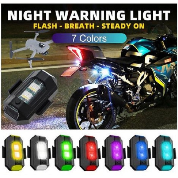 Lampu LED Kedip Pesawat RGB