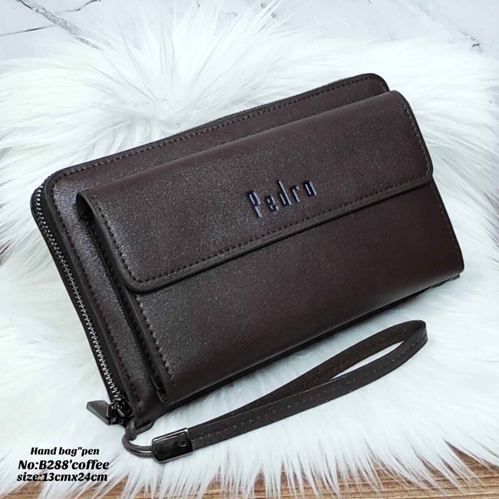Handbag Pedro Clutch Tas Tangan Kulit Impor BERKAH STORE