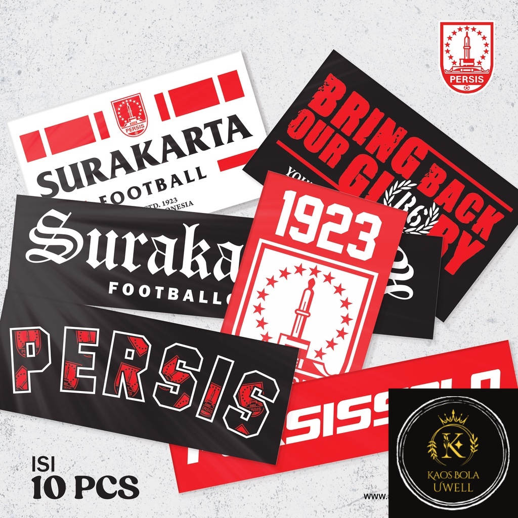 Sticker Pack PERSIS SOLO Surakarta