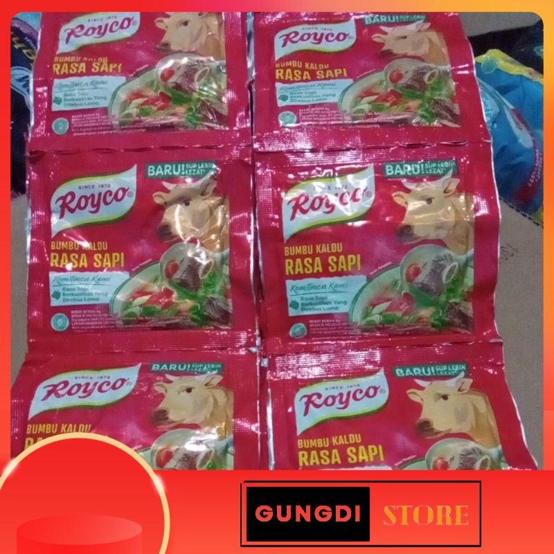 

Royco dan Ayam Sapi 8g 12pc