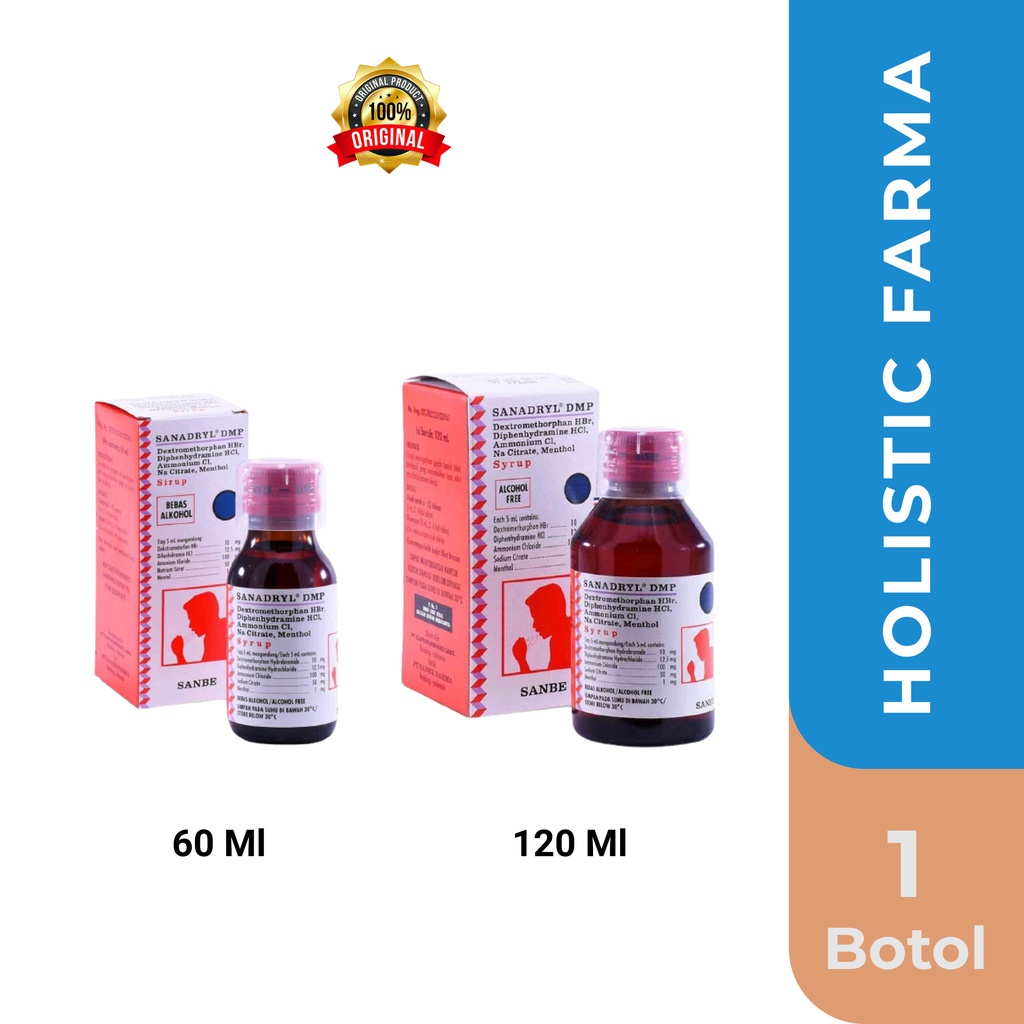 SANADRYL DMP SIRUP | OBAT BATUK KERING