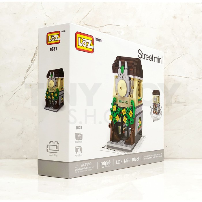 LOZ Street Mini  TOTORO JAPAN RESTAURANT  1631 Building Block Bricks
