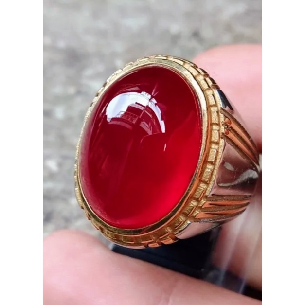 Natural Red Obi Bacan Obi Merah size kantoran jumbo