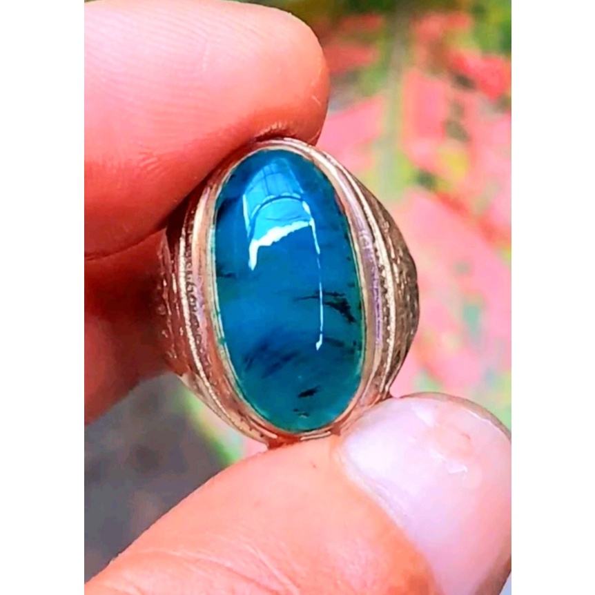 Natural Bacan doko bluish totol selasih super HQ size kantoran jumbo