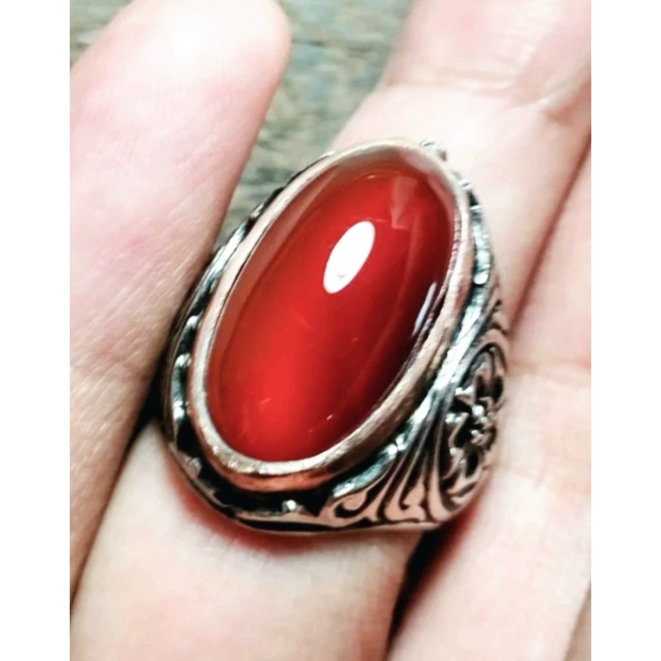 Natural Red obi bacan obi merah HQ dimensi kantoran