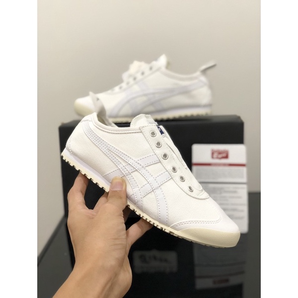 Sepatu ONITSUKA Slip On Triple White