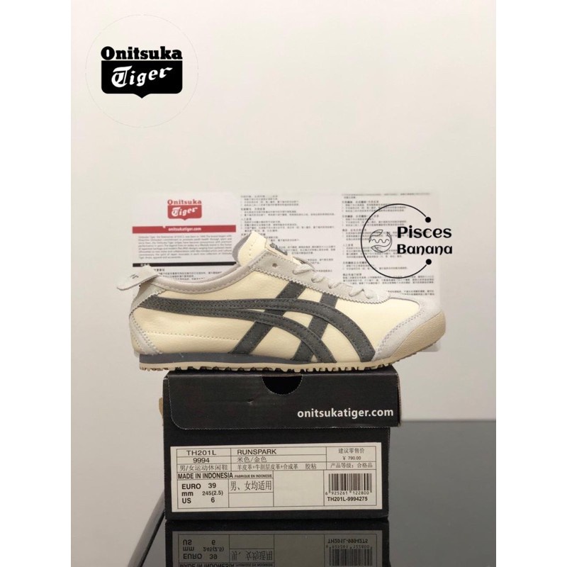 Sepatu ONITSUKA Mexico 66 Cream Grey