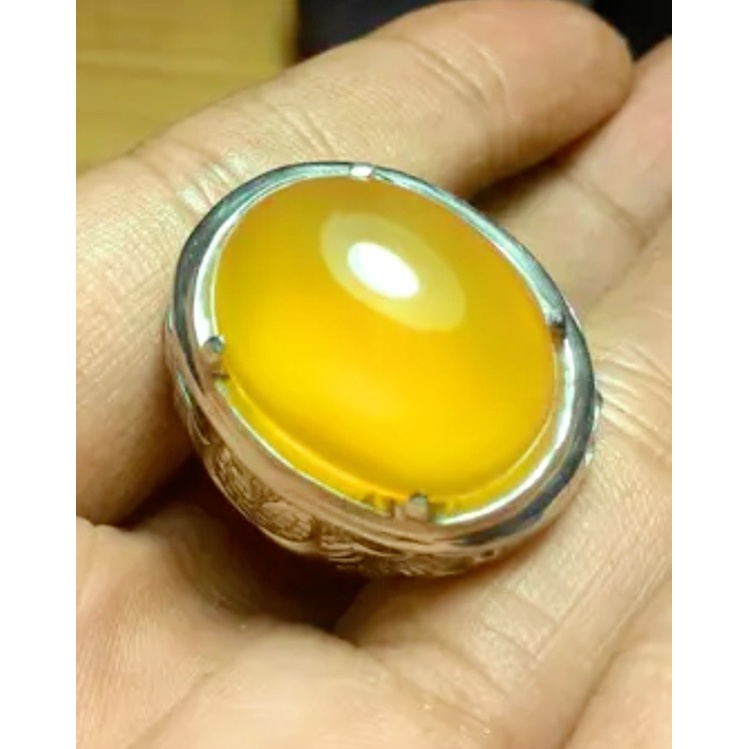 Natural Yellow Obi Bacan Obi Kuning kristal potensi nukleus size jumbo