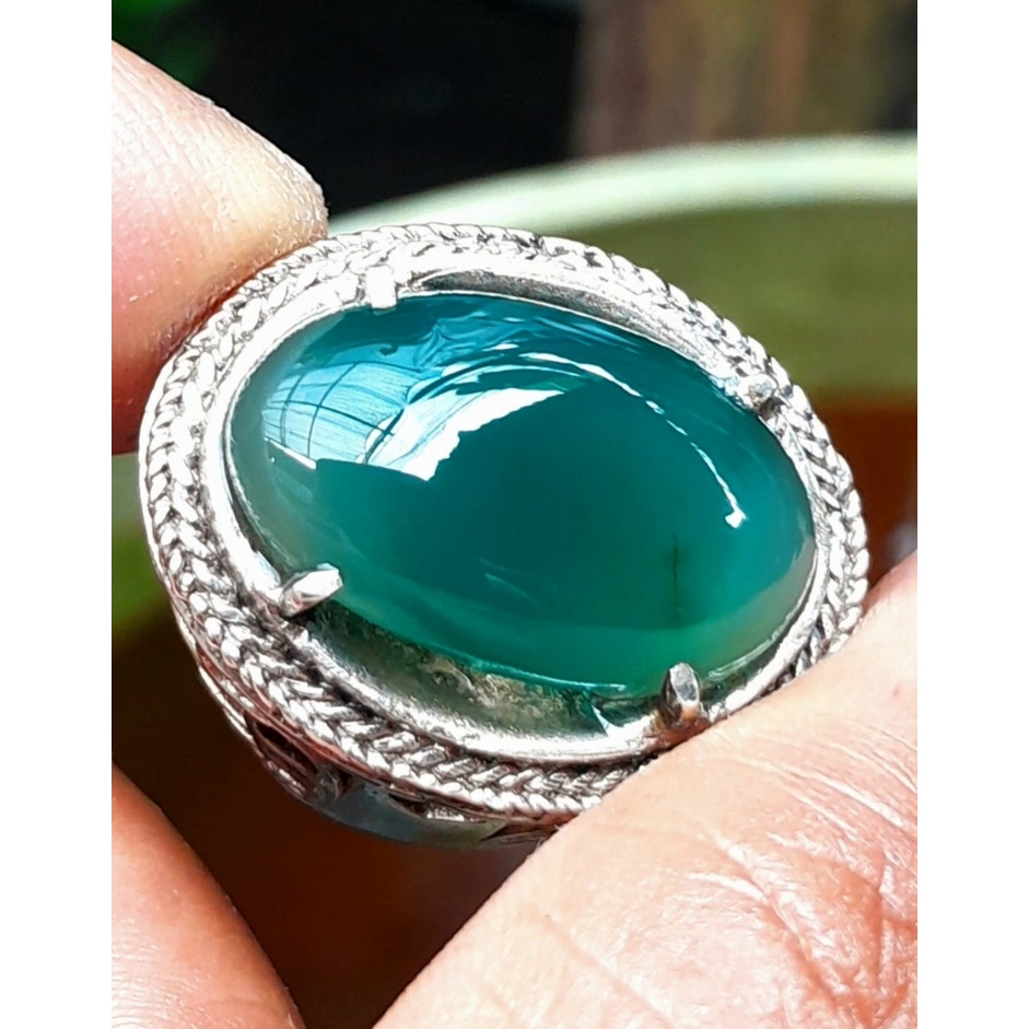 Bacan Gulau coklat kristal giwang size kantoran jumbo