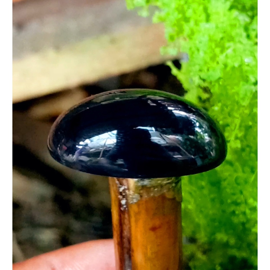 Bacan Obi Hitam HQ size kantoran jumbo warna hitam pekat