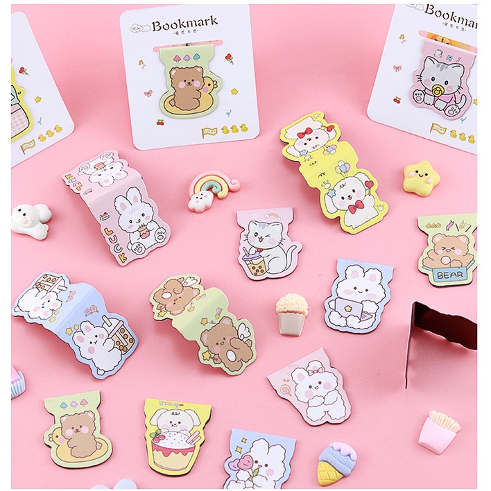 

Pembatas buku magnet cute pet bookmark nice animal