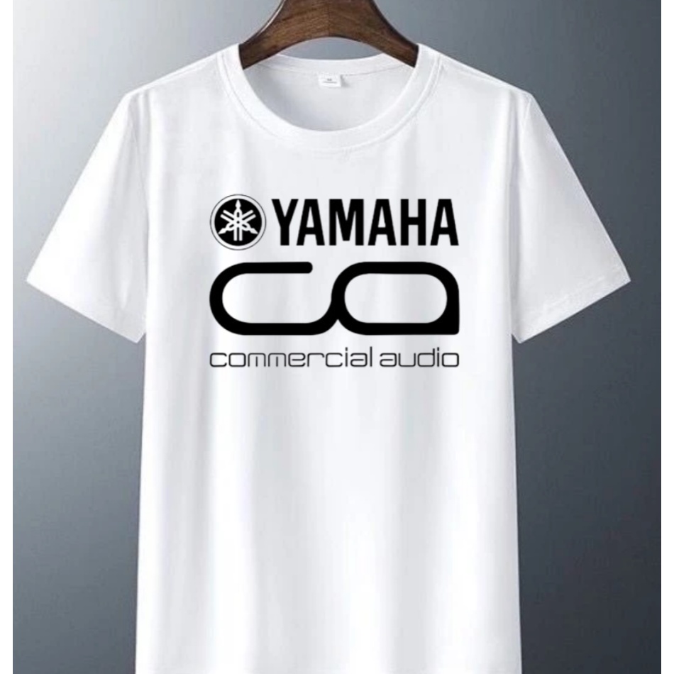 T-shirt Baju Kaos YAMAHA COMMERCIAL AUDIO / Kaos Yamaha Audio / kaos musik / kaos oss