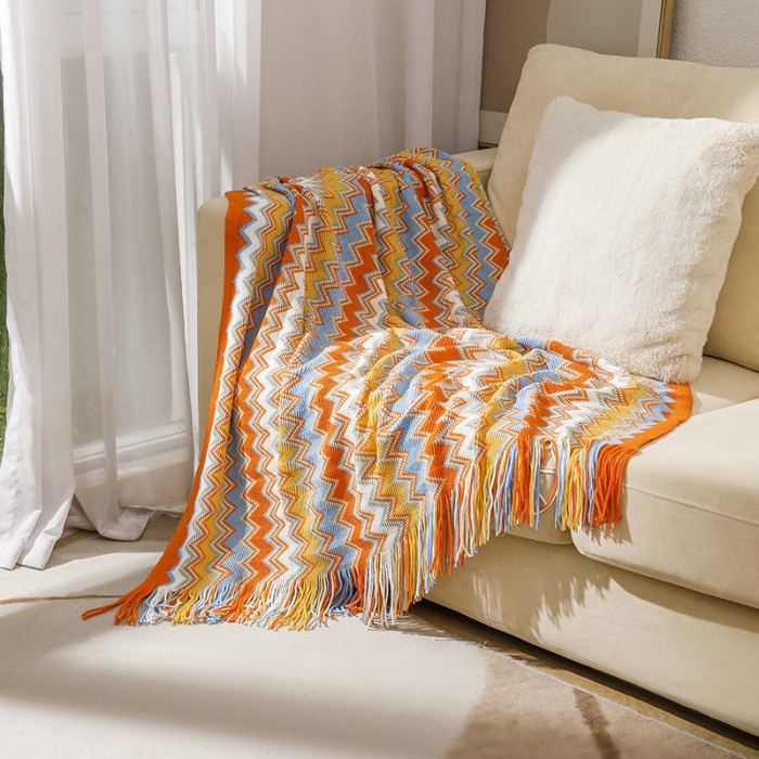 Bohemian Sofa Blanket / Ethnic Blanket / Bedspread / Penutup Sofa