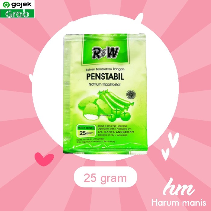 

RW Pengenyal / Penstabil 25g