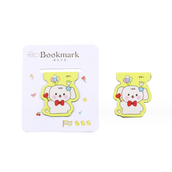 

J2 - Pembatas buku magnet cute pet bookmark nice animal