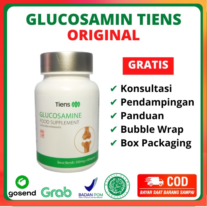 PRODUK GLUKOSAMINE TIENS CAPSULES UNTUK OBAT ASAM URAT