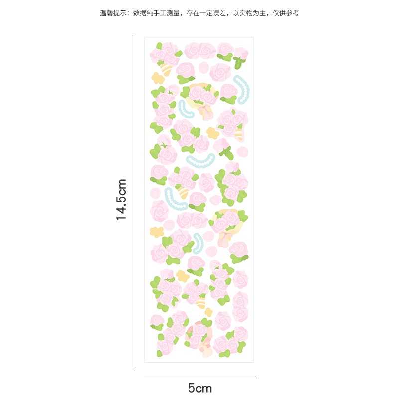 

[Nokai Space] READY 1 Pcs MOMO Sticker DIY Bear Glitter Scrapbook Binder Tahan Air