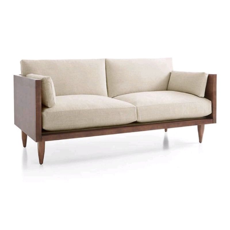 Sofa Minimalis Kayu Jati 2+3 Seater+Meja