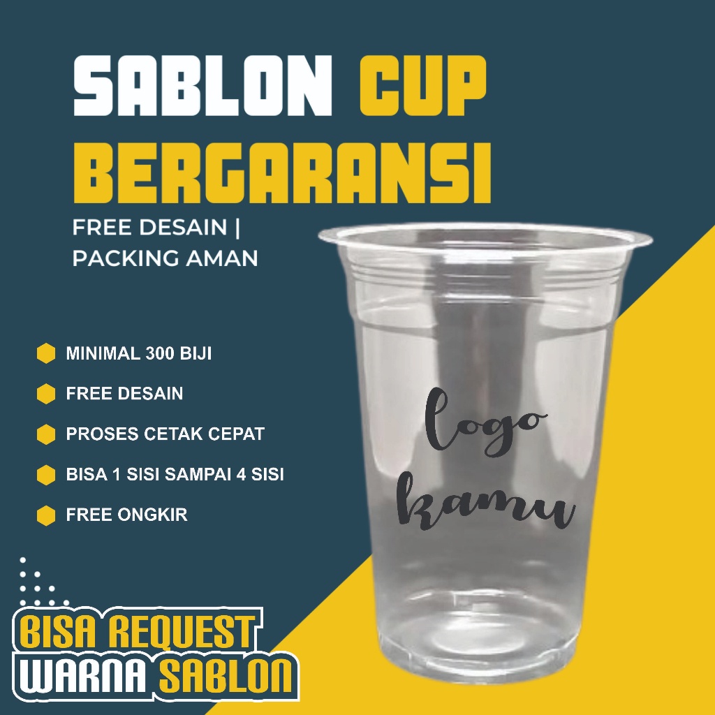 CUP MINUMAN BOBA | SABLON CUP | CUP BOBA