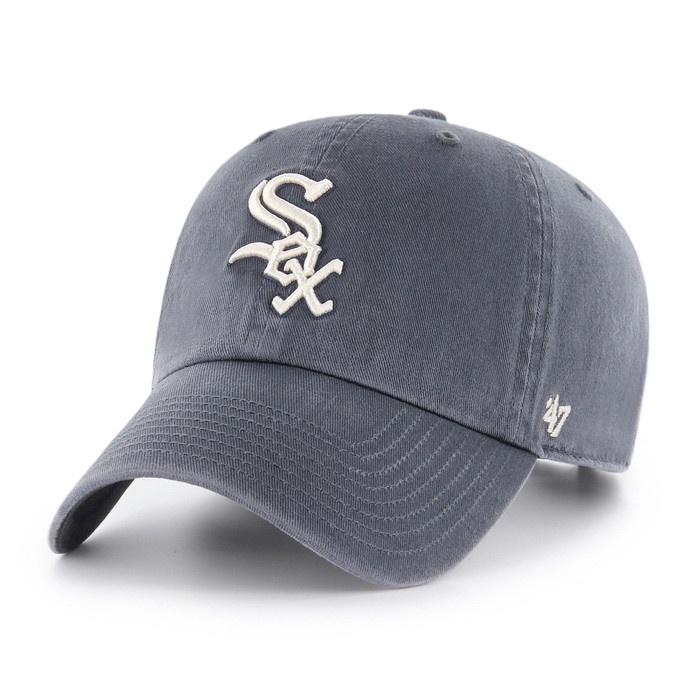 Topi Original 47 Brand Clean Up Chicago White Sox Vintage Navy