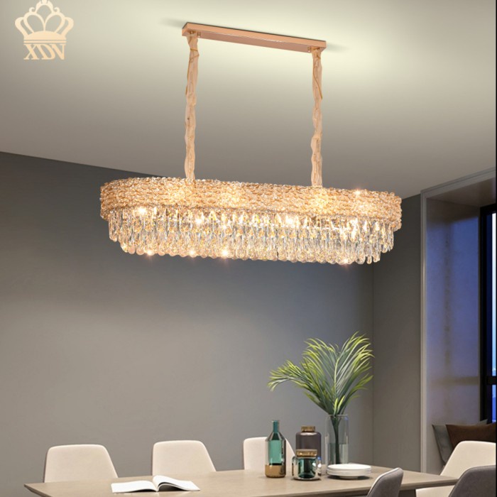 lampu gantung meja makan kristal SK-7352