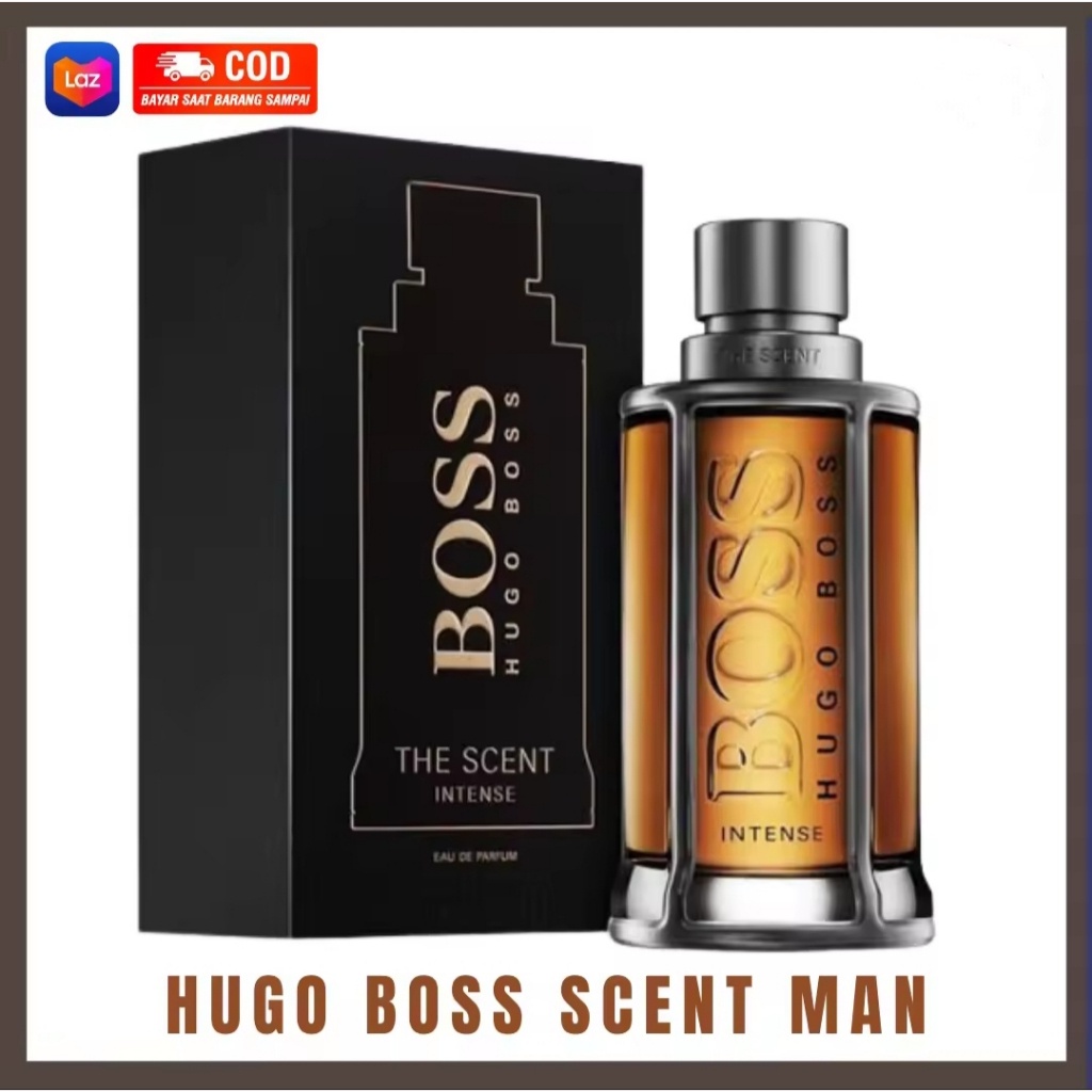 Best Seller Parfum Pria Hugo Boss Scent Man EDT 100mL Free Ongkir Bisa Bayar Ditempat ( COD )