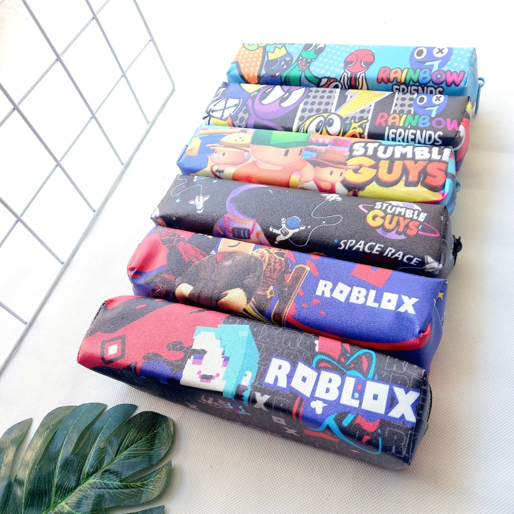 

Promo Untuk anak Kotak Pensil Unik Karakter Stumble Guys Roblox Rainbow Friends Tempat Pensil Mini Pouch