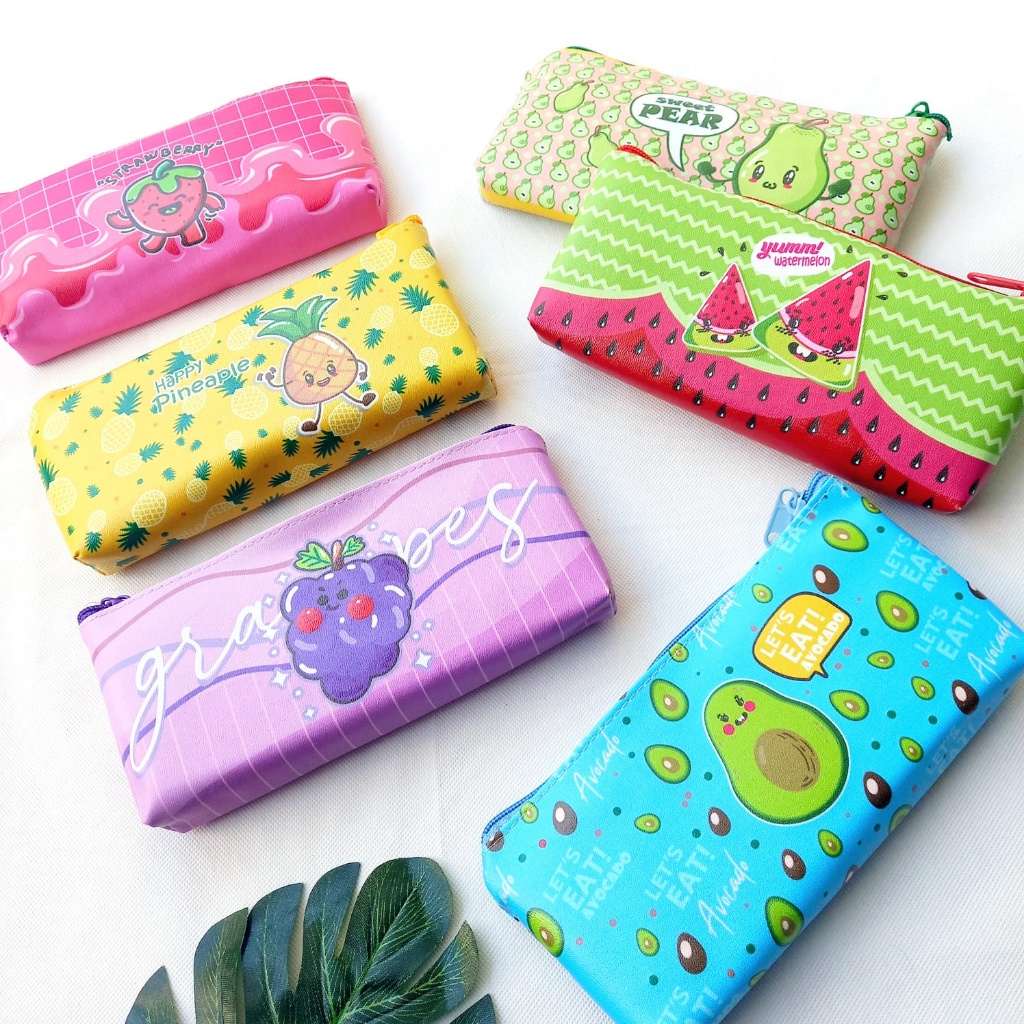 

Untuk anak Kotak Pensil Lucu Medium Pouch Tempat Pensil Karakter Tutti Frutti