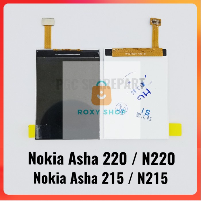 LCD Nokia Asha 220 / N220 / Nokia 215 / N215  LCD SAJA