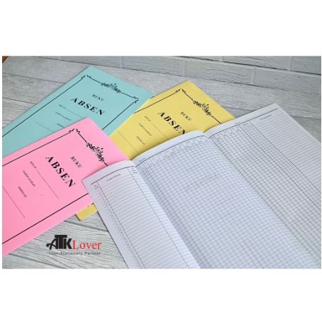 

Buku Daftar Absen / Kehadiran Pelajar Sekolah
