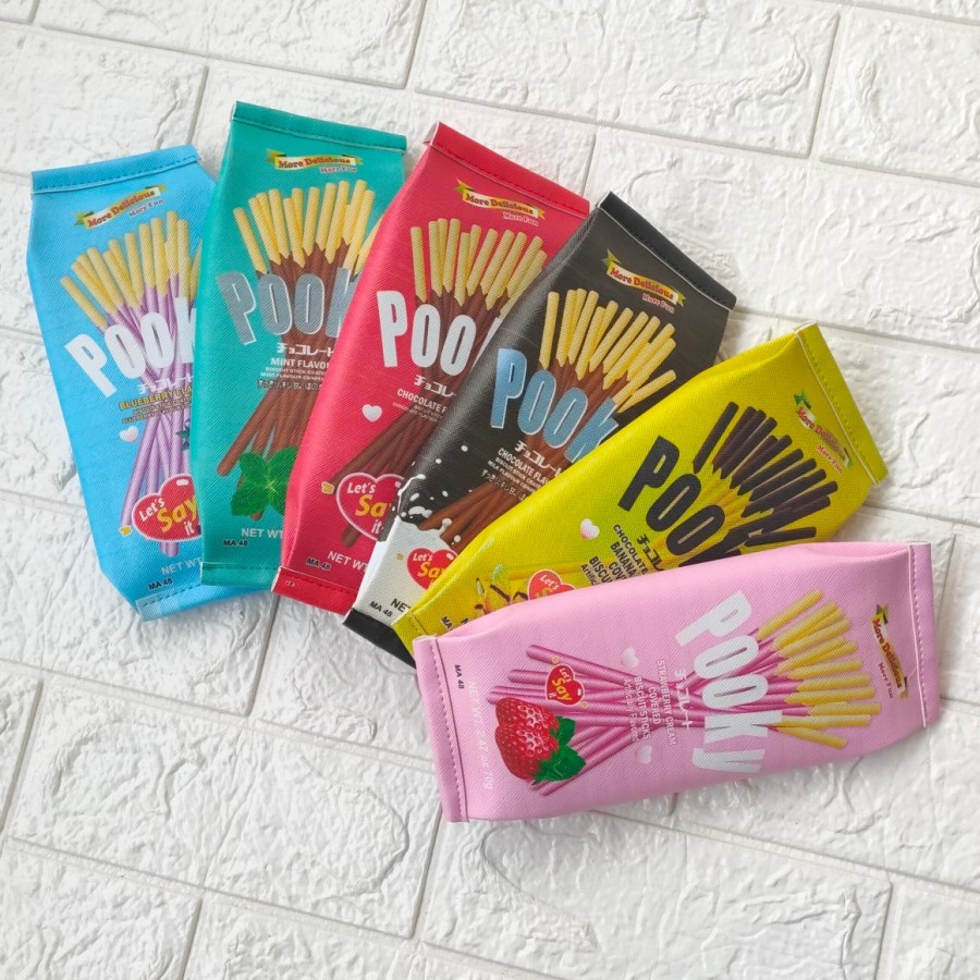 

Souvenir ultah Kotak Pensil Motif Pooky Tempat Pensil