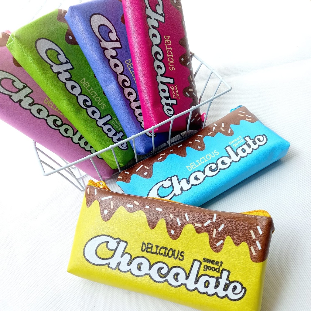 

Souvenir ultah Kotak Pensil Tempat Pensil Medium Karakter Delicious Chocolate