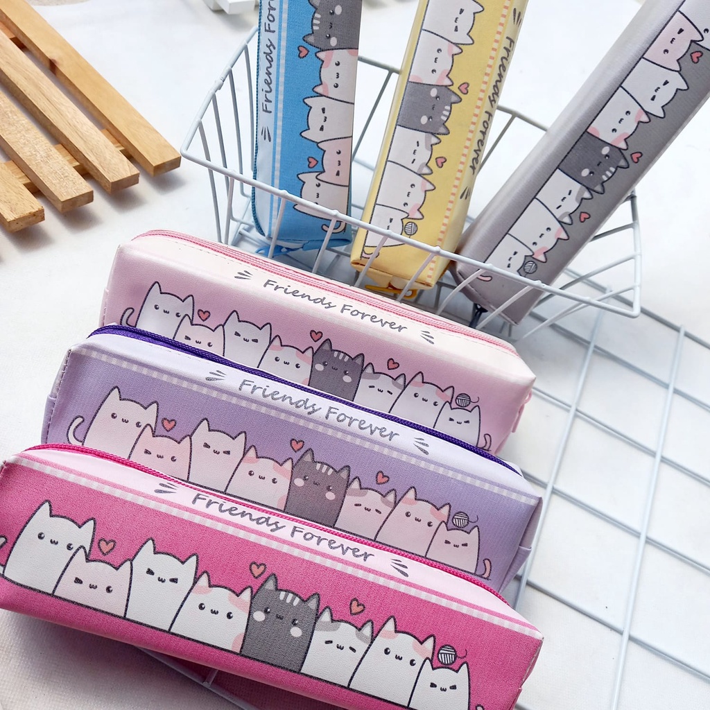 

Untuk anak Kotak Pensil Tepak Pensil Lucu Motif Friends Forever Doraemon Unik Tempat Pensil