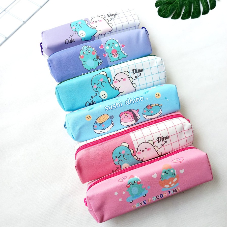 Untuk anak Kotak Pensil Tepak Pensil Lucu Motif Friends Forever Doraemon Unik Tempat Pensil