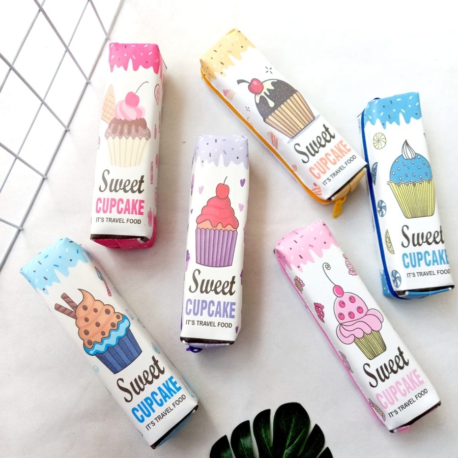 

Untuk anak Kotak Pensil Motif CAKE LUCU Tempat Pensil Mini Case Lucu