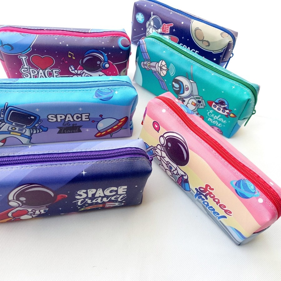 

Untuk anak Kotak Pensil Motif Astronot Tempat Pensil Anak Fancy Pouch Karakter Astronot