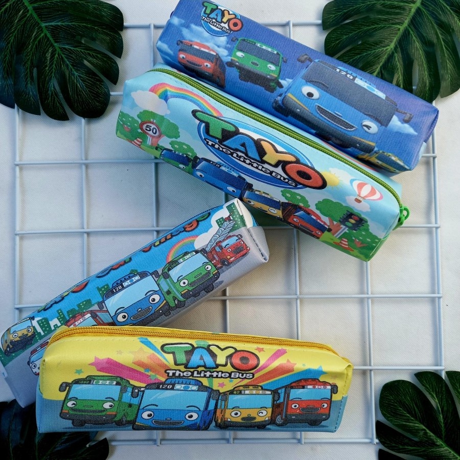 

Untuk anak Kotak Pensil Motif kartun Tayo Tempat Pensil Unik Lucu