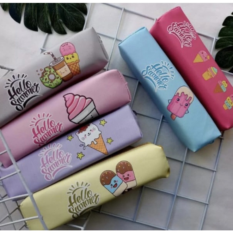 

Untuk anak Tempat Pensil Bentuk Lontong Ice Cream dan Animal Teplon Karakter