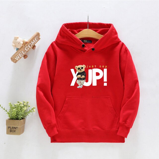 Hoodie Hodie OOTD Anak Laki Laki Perempuan Yupi Umur 1 2 3 4 5 6 7 Tahun Cewek Cowok Murah