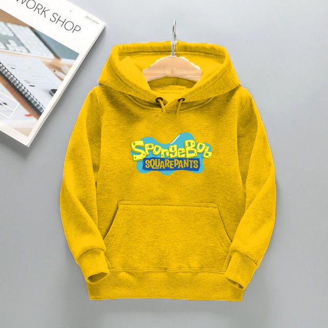 Hoodie Hodie OOTD Anak Laki Laki Perempuan Spongebob Umur 1 2 3 4 5 6 7 Tahun Cewek Cowok Murah