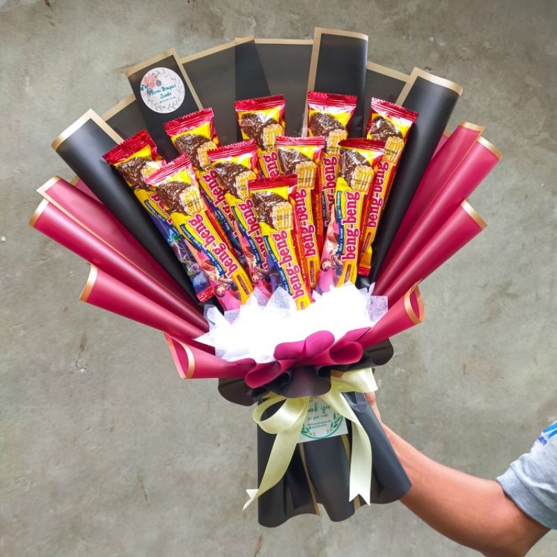 

[FREE PACKING] buket bengbeng / buket snack / buket murah / buket wisuda / bouquet / bucket