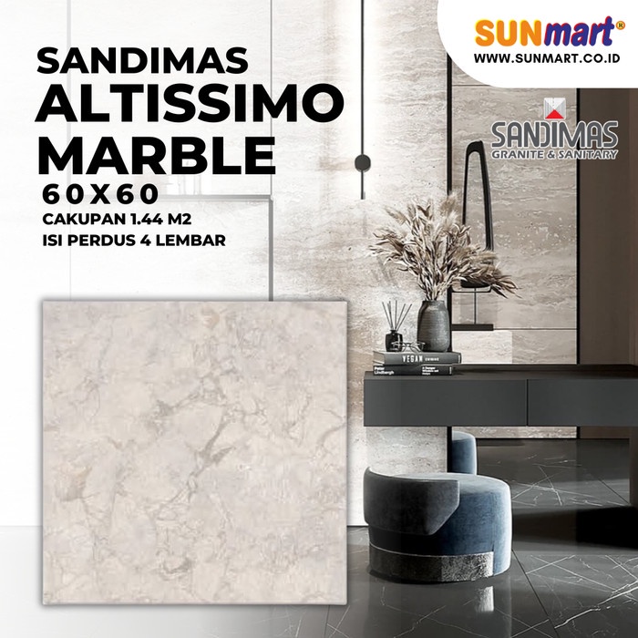 GRANIT SANDIMAS ALTISSIMO MARBLE 60X60 KW2