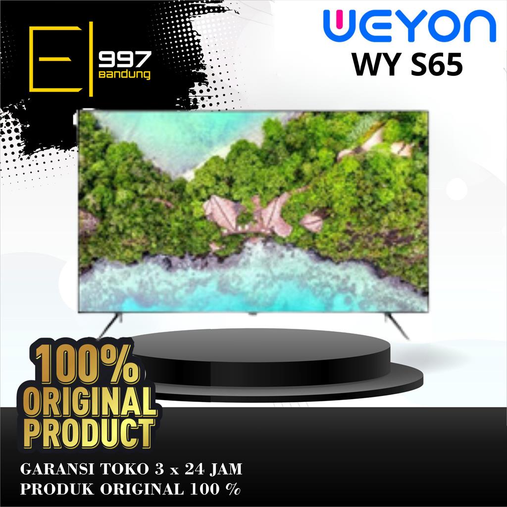 WEYON LED TV WY S65 / WYS65 , Smart Android TV 65 Inch 4K UHD
