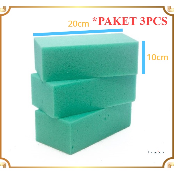 HOMICO Grosir Gabus Bunga Floral Foam Busa Bunga Kering Besar Perlengkapan Dekorasi Tanaman Hias