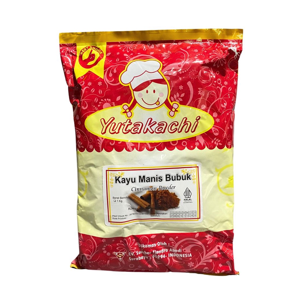 

Yutakachi Kayu Manis Bubuk Repack 250 Gram - Cinnamon Powder