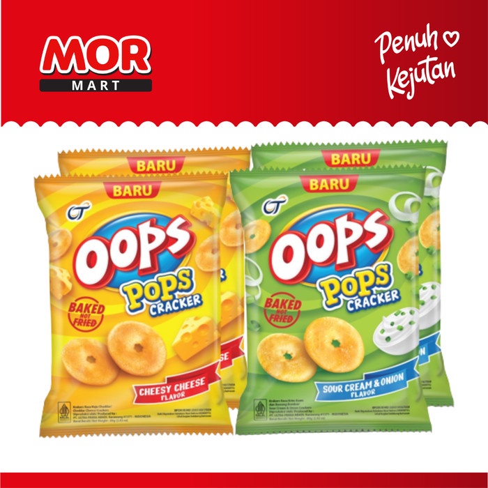 

OOPS Pops Crackers All Varian Rasa 80g