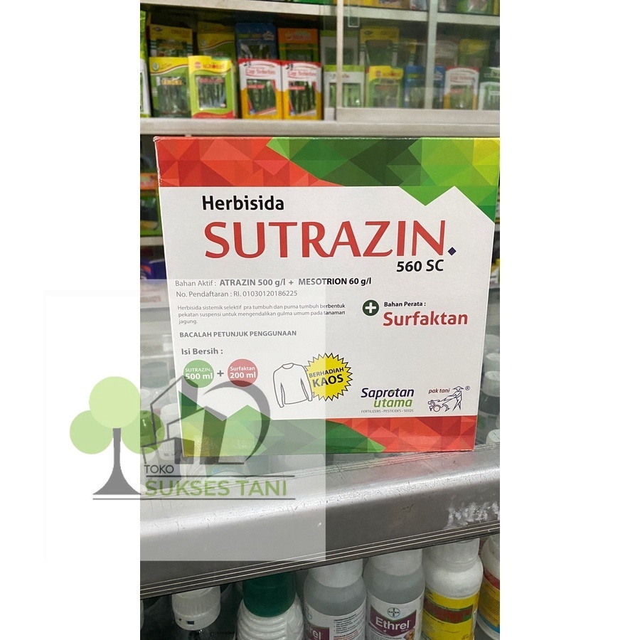 Herbisida SUTRAZIN 560SC kemasan 500ml dari SAPROTAN UTAMA