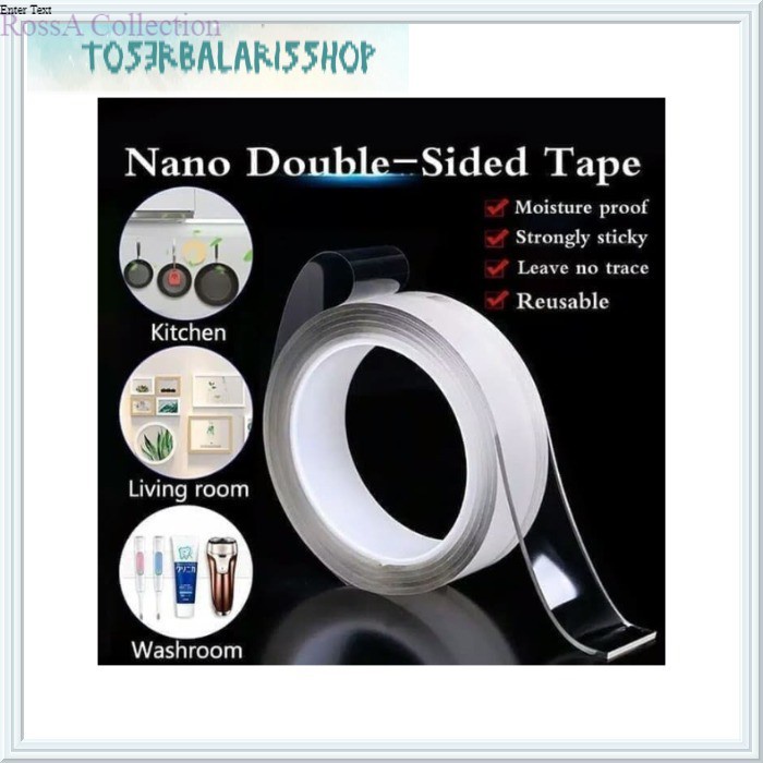 

RA DOUBLE TAPE BENING TRANSPARANT SELOTIP / PEREKAT ISOLASI