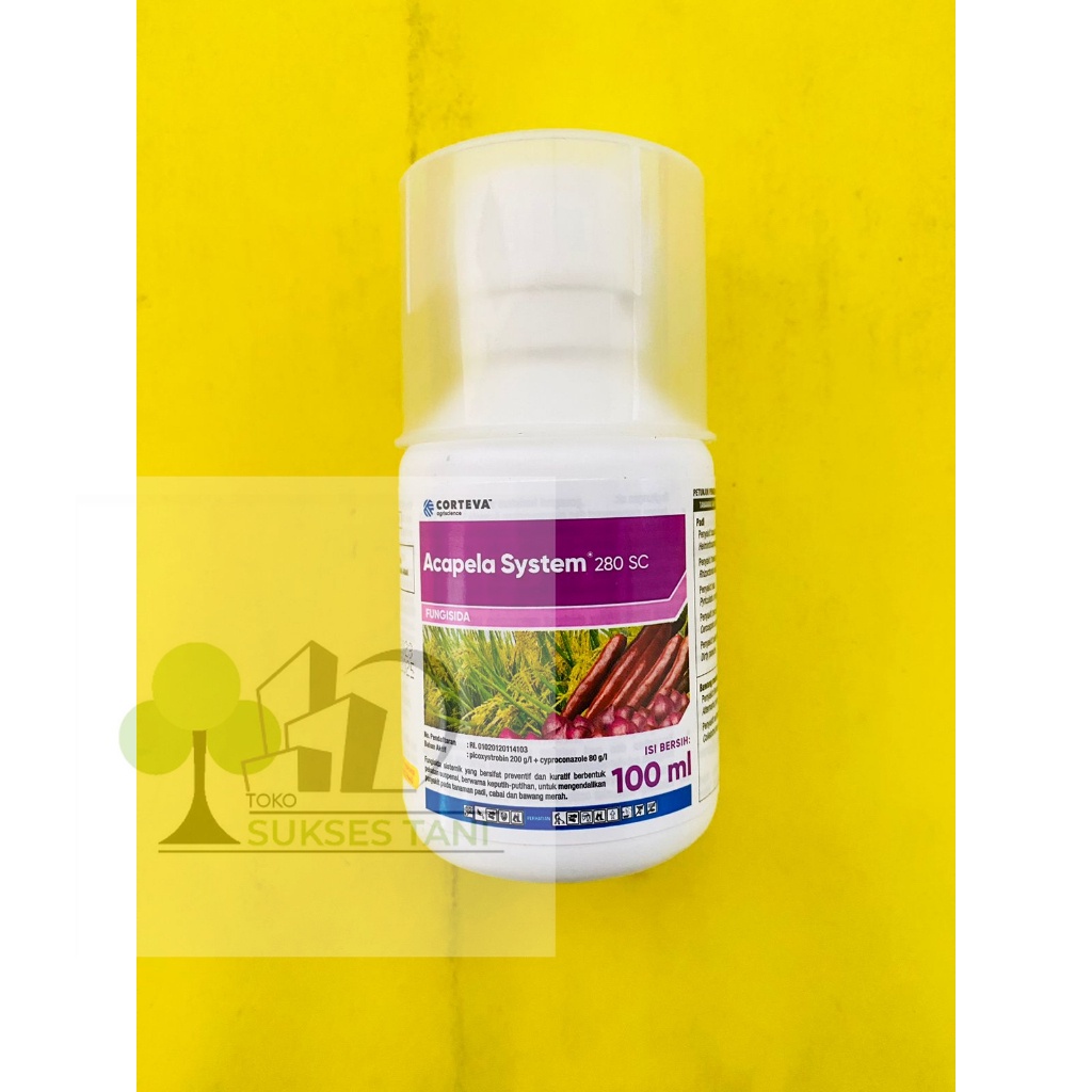 Fungisida Dupont ACAPELA SYSTEM 280 SC kemasan  100 ml dr corteva